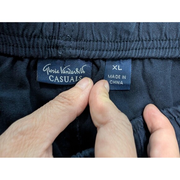 Gloria Vanderbilt Pants Womens XL Short Casual Pull On Elastic Waist NWT - Picture 3 of 8